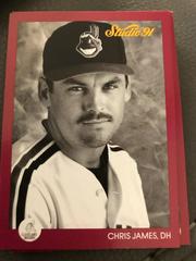 Chris James #45 Baseball Cards 1991 Studio Prices