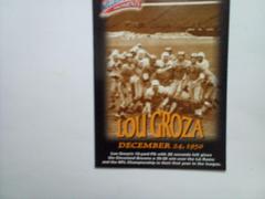 Lou Groza Football Cards 1997 Fleer Million Dollar Moments Prices