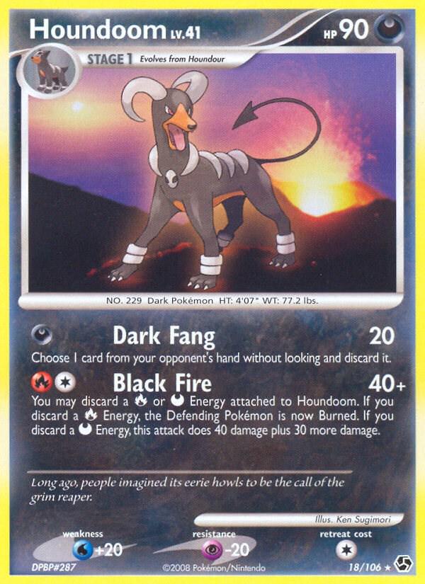 Houndoom #18 Pokemon Great Encounters