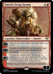 Daretti, Scrap Savant Magic Commander Masters Prices