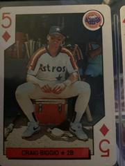Craig Biggio [5 of Diamonds Baseball Cards 1992 U.S. Playing Card All Stars Prices