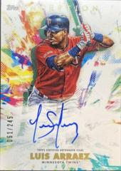 Luis Arraez #LAR Baseball Cards 2020 Topps Inception Rookies & Emerging Stars Autographs Prices