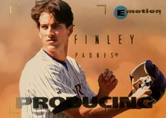 Steve Finley #186 Baseball Cards 1995 Emotion Prices
