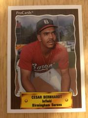 Cesar Bernhardt #1114 Baseball Cards 1990 Procards Prices