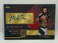 Michael Chiesa [Red] #TCA-MC Ufc Cards 2016 Topps UFC Top of the Class Autographs Prices