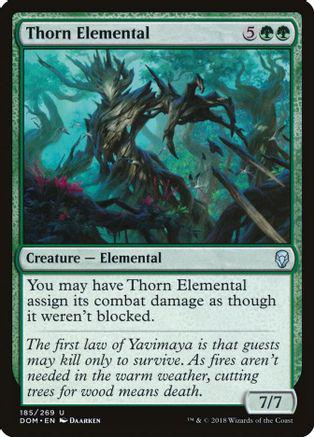 Thorn Elemental [Foil] Magic Dominaria