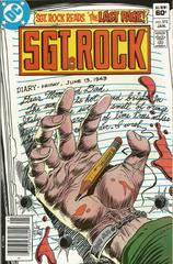 Sgt. Rock [Newsstand] Comic Books Sgt. Rock Prices