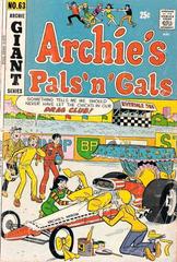 Archie's Pals 'n' Gals #63 (1971) Comic Books Archie's Pals 'N' Gals Prices