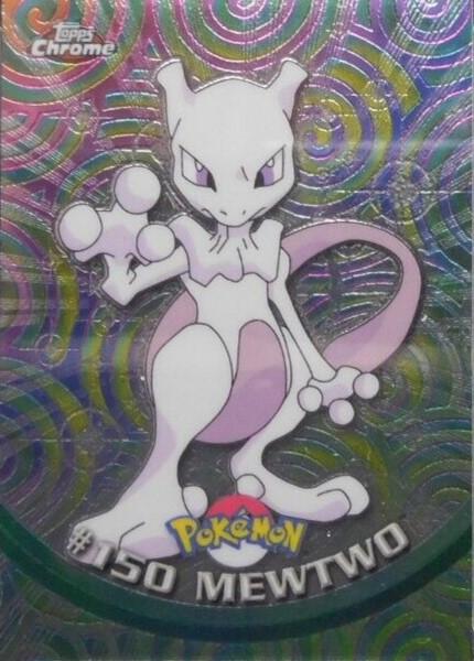 Mewtwo #150 Pokemon 2000 Topps Chrome