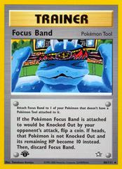 Focus Band [1st Edition] Pokemon Neo Genesis Prices