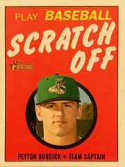 Peyton Burdick #16 Baseball Cards 2020 Topps Heritage 1971 Scratch Offs Prices