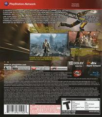 Back Cover | Infamous [Greatest Hits] Playstation 3