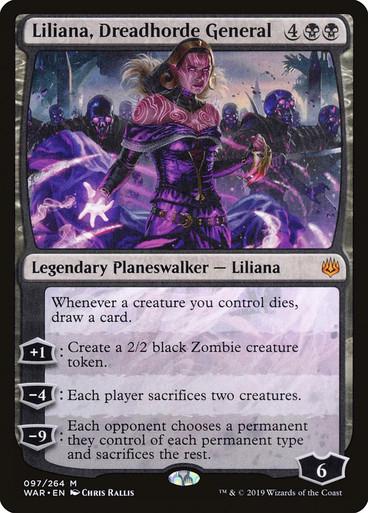 Liliana, Dreadhorde General #97 Magic War of the Spark