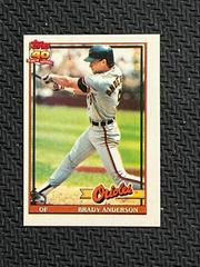 Brady Anderson #97 Baseball Cards 1991 Topps Micro Prices