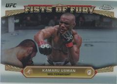 Kamaru Usman #FOF-10 Ufc Cards 2024 Topps Chrome UFC Fists of Fury Prices
