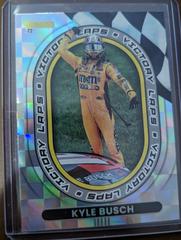 Kyle Busch [Checkers] #VL3 Racing Cards 2022 Panini Donruss Nascar Victory Laps Prices