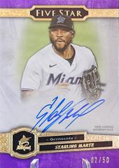 Starling Marte #FSA-SMA Baseball Cards 2021 Topps Five Star Autographs Prices
