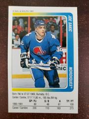 Joe Sakic #257 Hockey Cards 1991 Panini Stickers Prices
