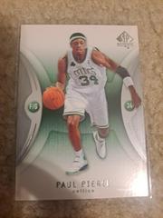 Paul Pierce #4 Basketball Cards 2007 SP Authentic Prices