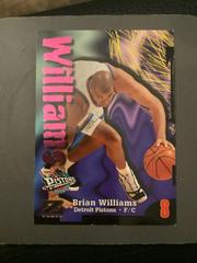 Brian Williams #117 Basketball Cards 1996 Skybox Z Force Prices