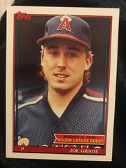 Joe Grahe #58 Baseball Cards 1991 Topps '90 M.L. Debut Prices