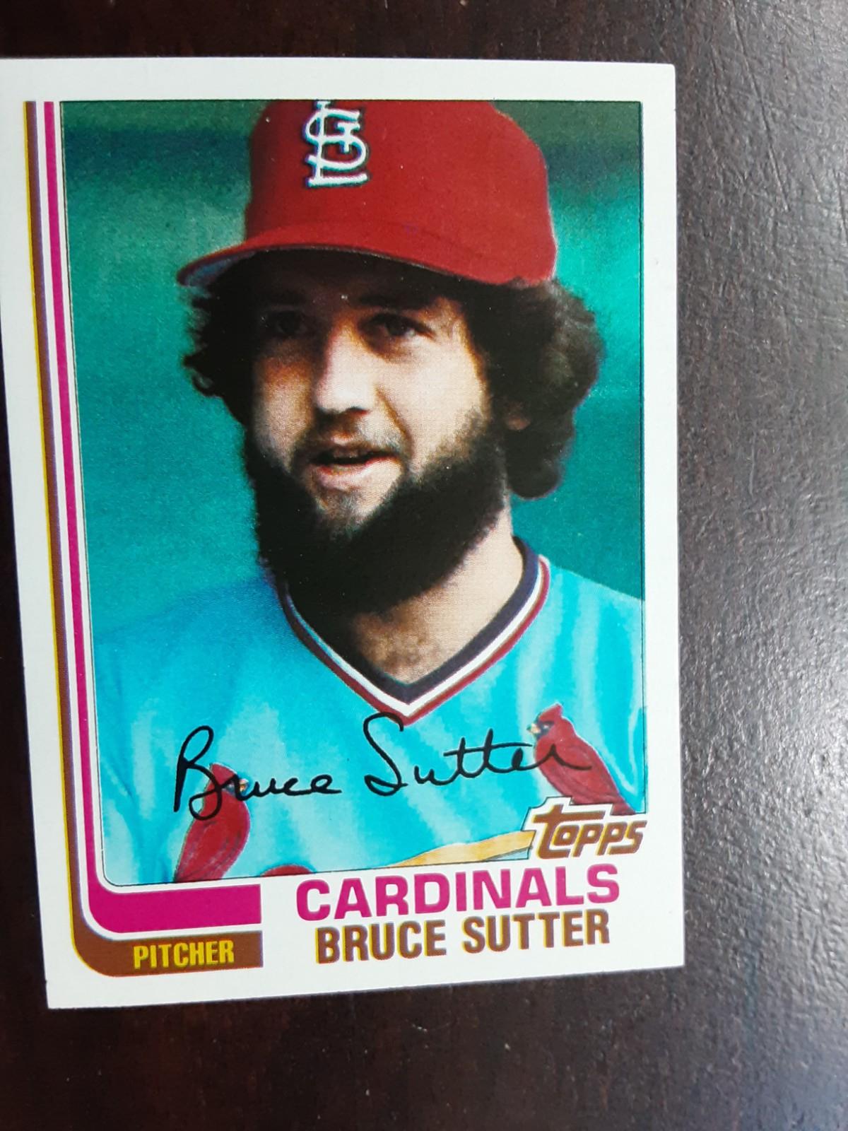 Bruce Sutter Ungraded 1982 Topps