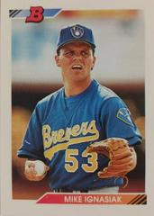 Mike Ignasiak #15 Baseball Cards 1992 Bowman Prices