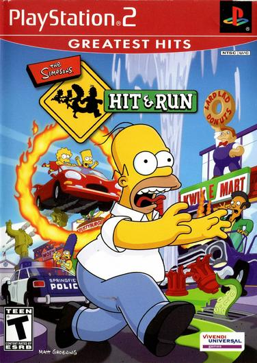 The Simpsons Hit and Run [Greatest Hits] Cover Art