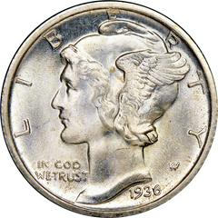1936 D Coins Mercury Dime Prices