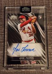 Jose Fermin #CBA-JF Baseball Cards 2024 Topps Chrome Black Autograph Prices