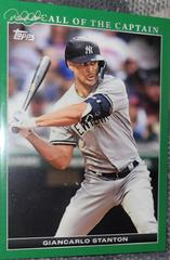 Giancarlo Stanton [Relic Green] #34 Baseball Cards 2022 Topps X Derek Jeter Prices