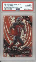 Mike Evans [Red Orbit Diffractor] Football Cards 2015 Topps High Tek Prices