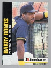 Barry Bonds #2 Baseball Cards 1992 Jimmy Dean Prices