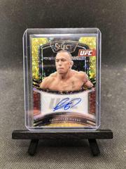 Georges St Pierre [Gold Disco Prizms] Ufc Cards 2021 Panini Select UFC Signatures Prices