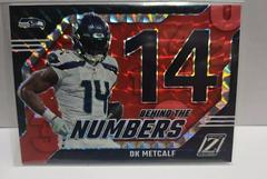DK Metcalf [Red] #8 Football Cards 2023 Panini Zenith Behind the Numbers Prices
