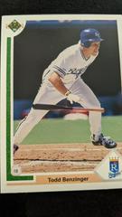 Todd Benzinger | Todd Benzinger Baseball Cards 1991 Upper Deck Final Edition