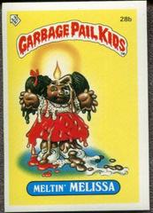 Meltin' MELISSA #28b 1985 Garbage Pail Kids Prices