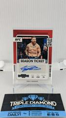 Chris Daukaus Ufc Cards 2022 Panini Chronicles UFC Contenders Rookie Season Ticket Autographs Prices