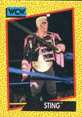 Sting #4 Wrestling Cards 1991 Impel WCW Prices