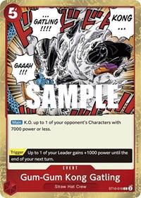 Gum-Gum Kong Gatling ST10-016 One Piece Ultra Deck: The Three Captains