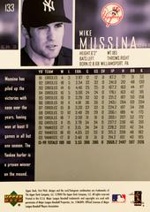 Rear | Mike Mussina Baseball Cards 2004 Upper Deck First Pitch