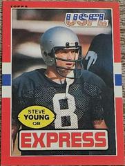 Steve Young Football Cards 1985 Topps USFL Prices