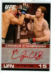 Tim Credeur [Red Ink] #ATC Ufc Cards 2009 Topps UFC Round 1 Autographs Prices