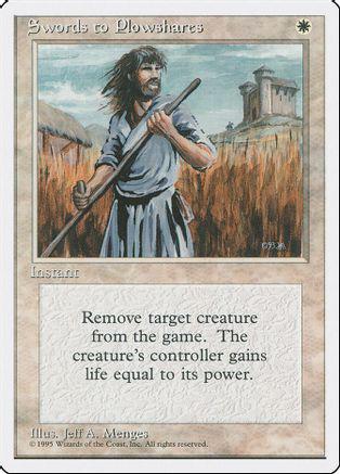 Swords to Plowshares Magic 4th Edition