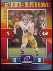Nick Bosa #DR-NB Football Cards 2022 Panini Donruss Road to the Super Bowl Divisional Round Prices