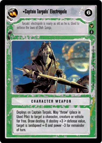 Captain Tarpals' Electropole [Limited] Star Wars CCG Theed Palace