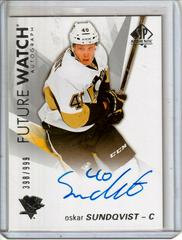 Oskar Sundqvist [Autograph] Hockey Cards 2016 SP Authentic Prices