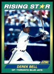 Derek Bell #64 Baseball Cards 1992 Score Rising Stars Prices