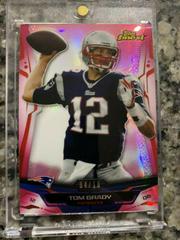 Tom Brady [Pink Refractor] Football Cards 2014 Topps Finest Prices