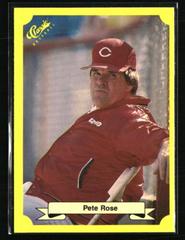Pete Rose [Yellow Back] #103 Baseball Cards 1987 Classic Travel Update Prices